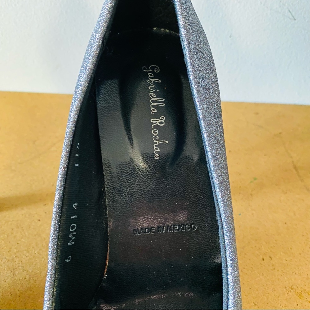 Gabriella Rocha Glittery Heels pumps size 6 VGUC Msrp $60 worn once - Picture 4 of 11